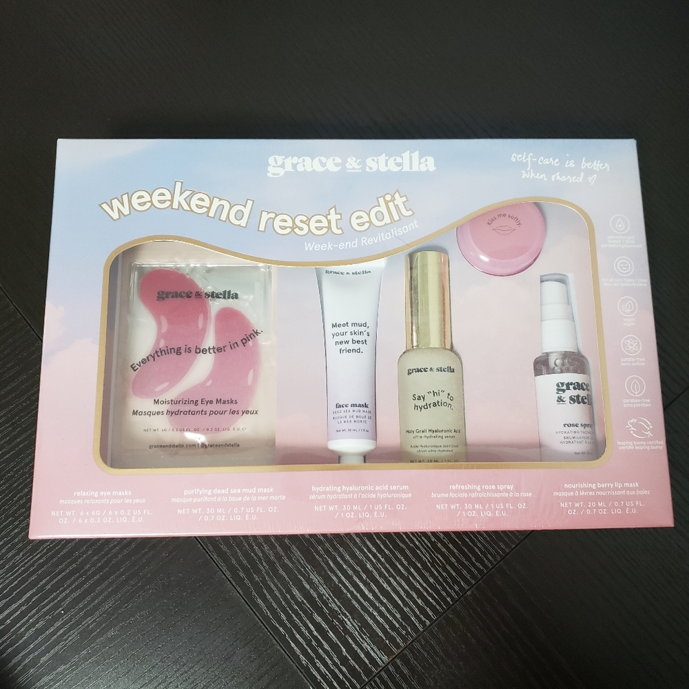 Grace & Stella Weekend Reset Edit Skincare Set